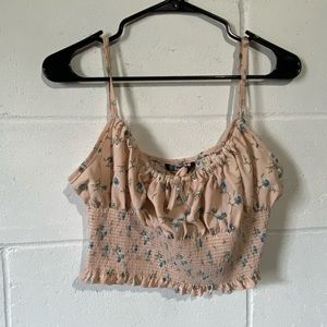 Floral crop top